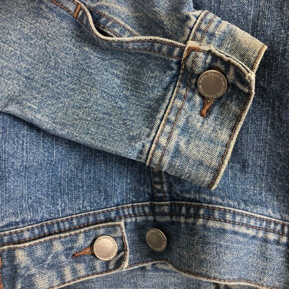 Calvin Klein Jeans Men's Vtg Trucker Denim Jacket Medium Cotton Medium Wash - Picture 8 of 10